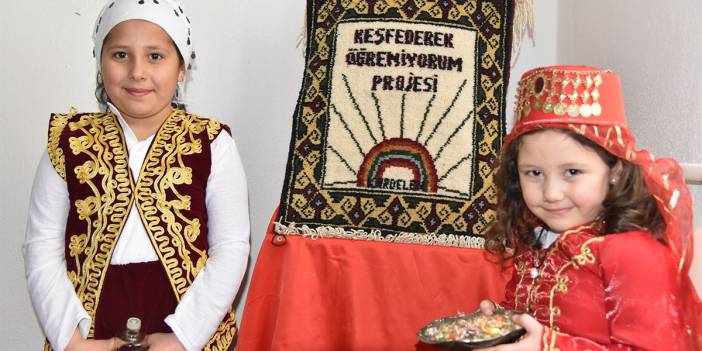 Minik Öğrenciler ‘Keşfederek Öğreniyorum Projesi’ Kapsamında Hünerlerini Sergilediler
