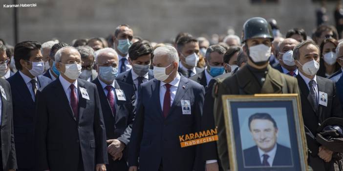 Eski TBMM Başkanlarından Yıldırım Akbulut İçin TBMM'de Cenaze Töreni