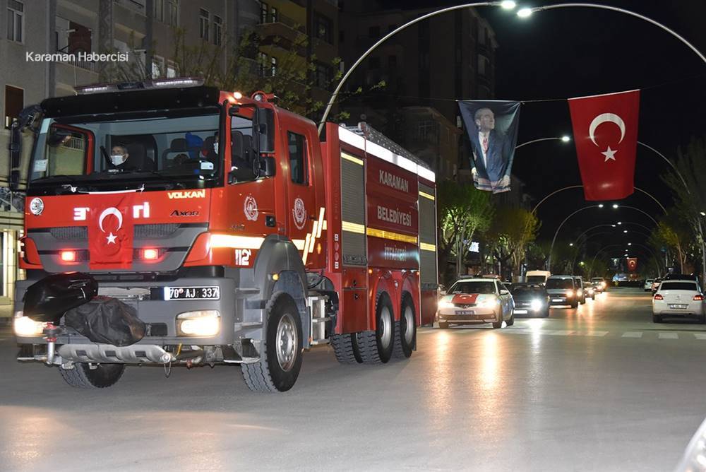 Karaman'da 23 Nisan Konvoyu 10