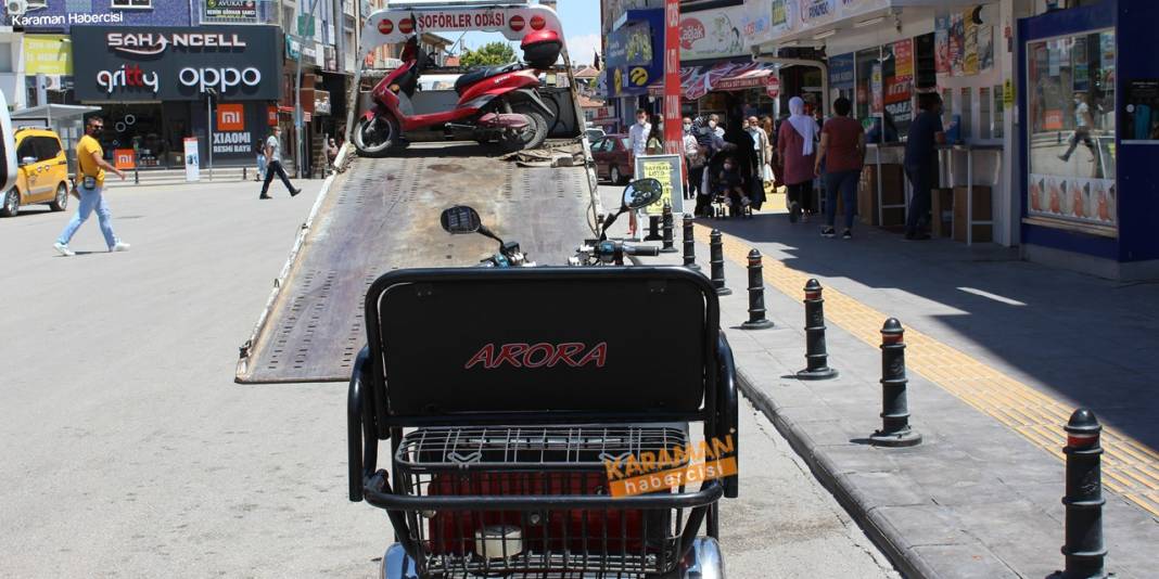 Karaman’da Elektrikli Bisikletlere Denetim 15