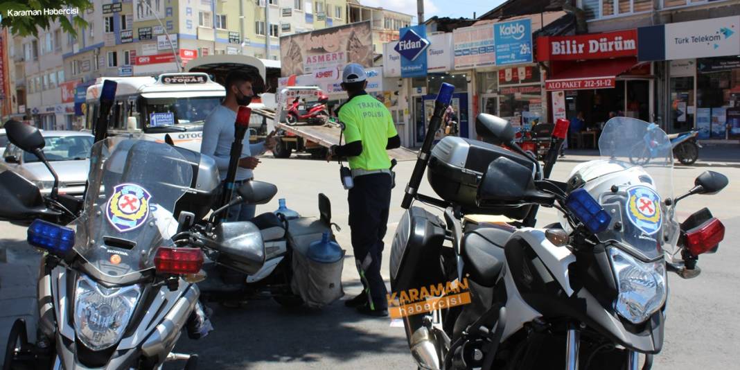 Karaman’da Elektrikli Bisikletlere Denetim 16