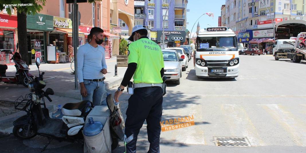 Karaman’da Elektrikli Bisikletlere Denetim 17