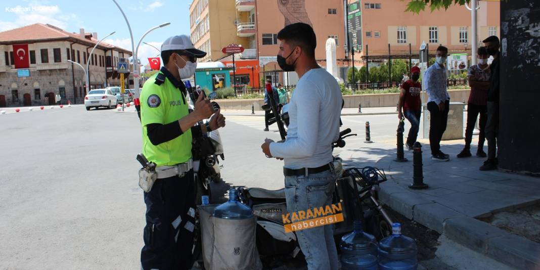 Karaman’da Elektrikli Bisikletlere Denetim 21