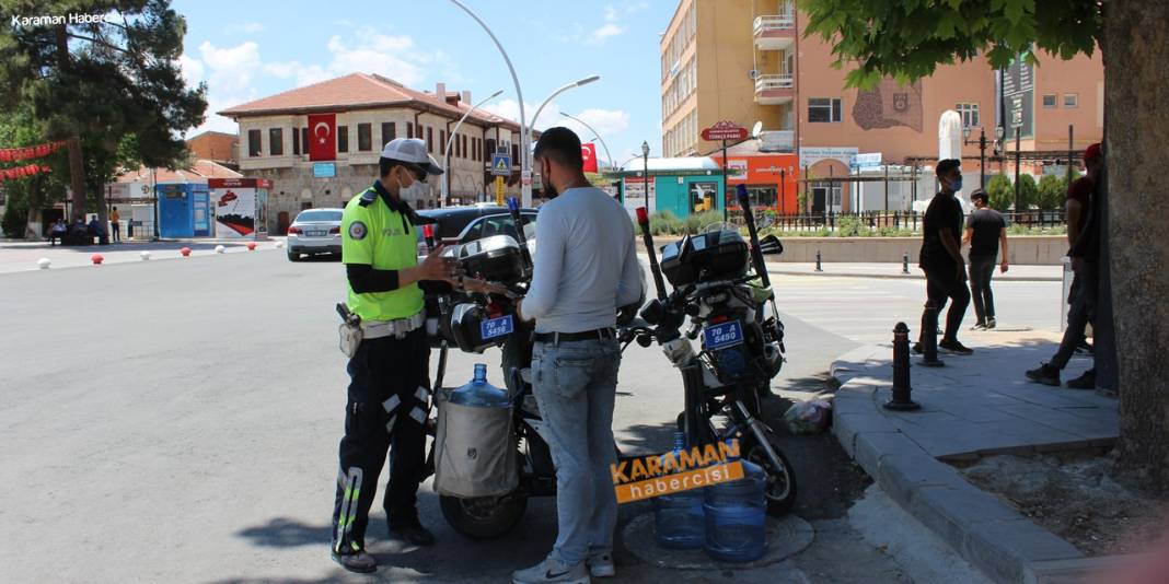 Karaman’da Elektrikli Bisikletlere Denetim 22