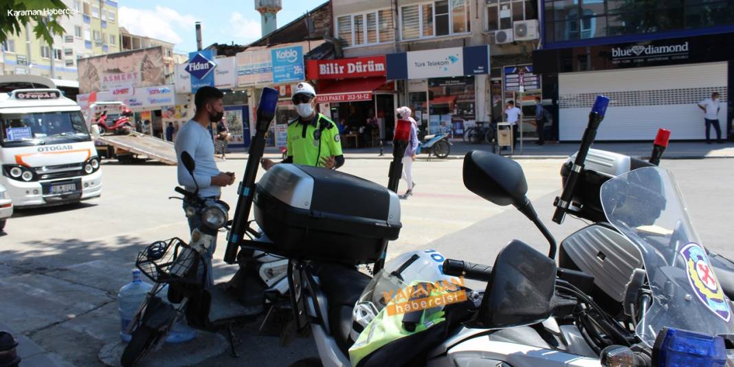 Karaman’da Elektrikli Bisikletlere Denetim 23
