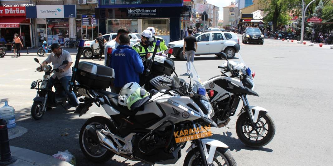 Karaman’da Elektrikli Bisikletlere Denetim 8