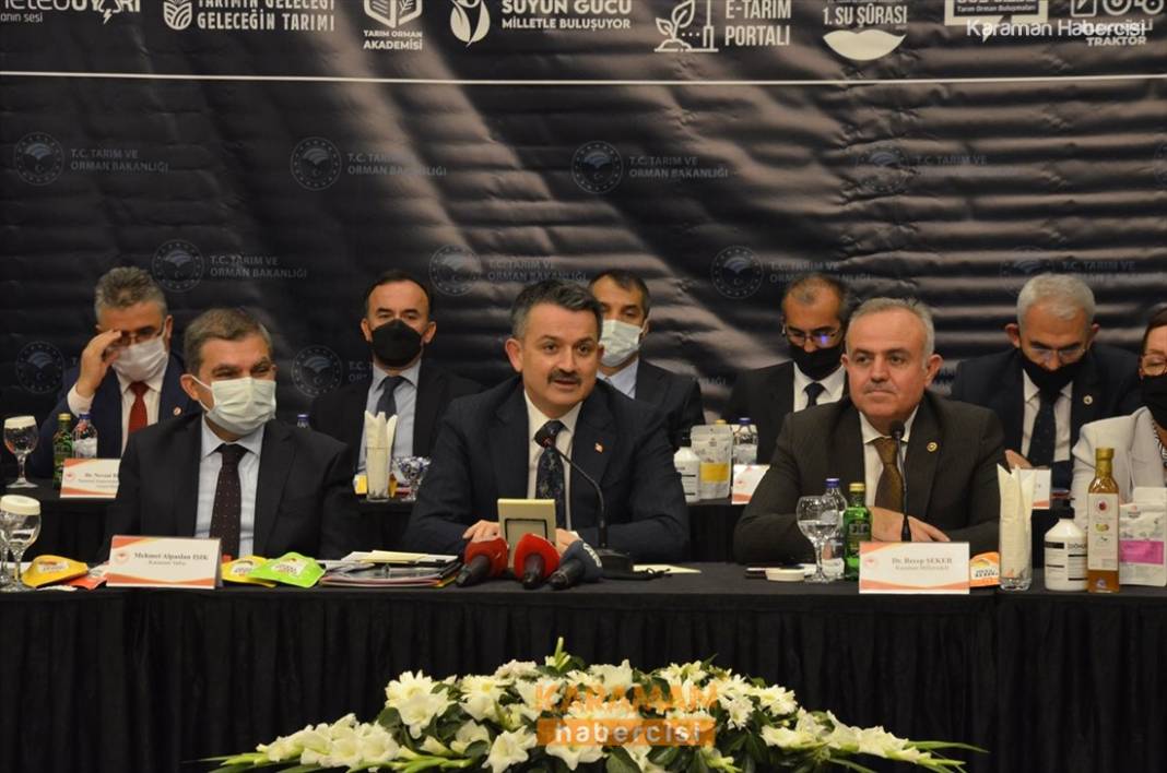 Bakan Pakdemirli Karaman'da Sektör Temsilcileri İle Buluştu 1