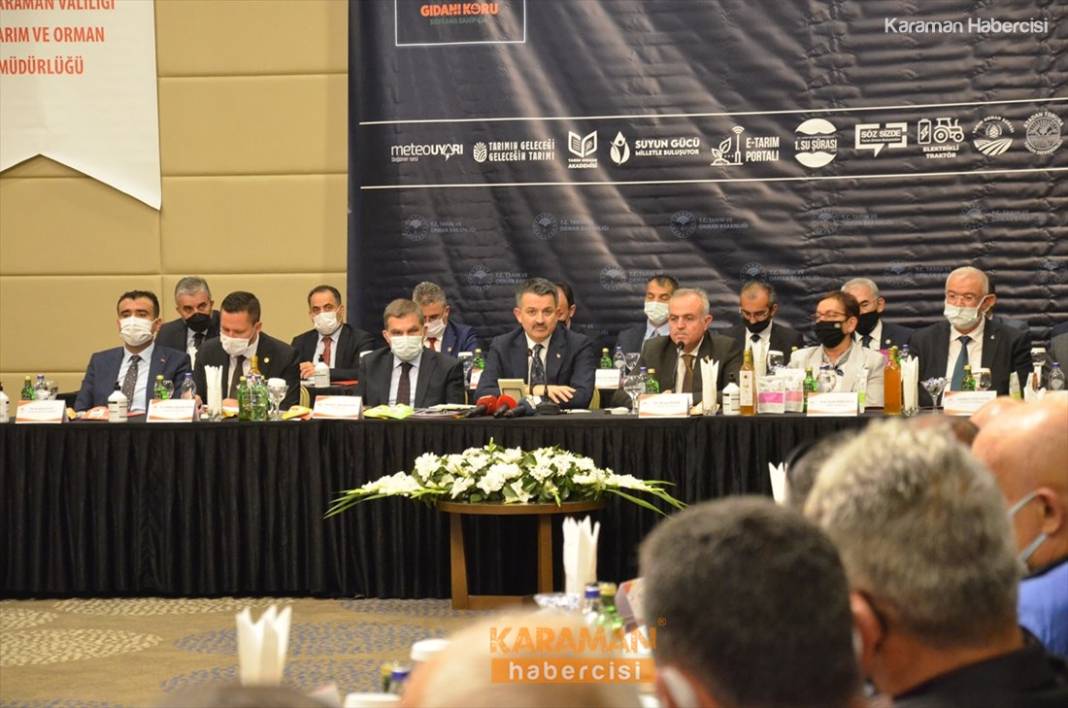 Bakan Pakdemirli Karaman'da Sektör Temsilcileri İle Buluştu 3