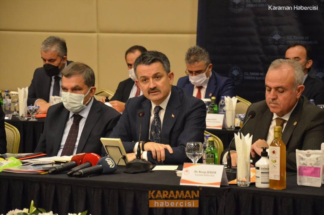 Bakan Pakdemirli Karaman'da Sektör Temsilcileri İle Buluştu 4