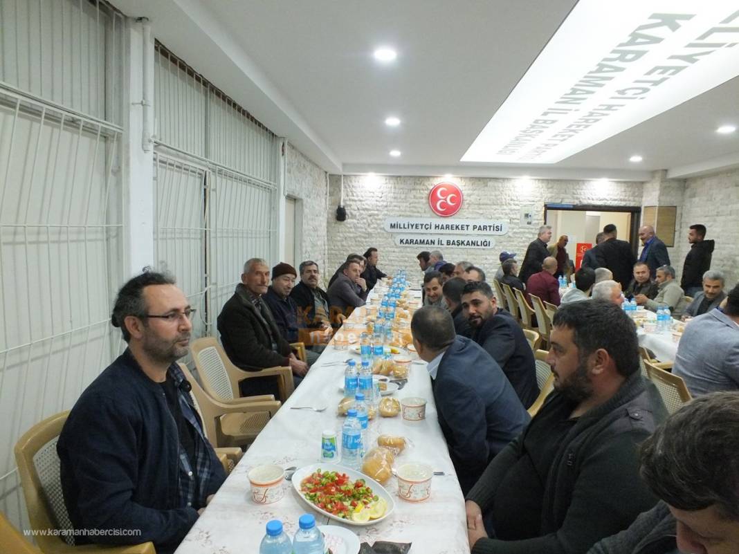 Karaman MHP Teşkilatı Muhtarlar İftarı 34