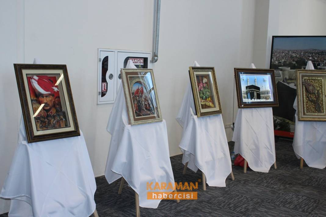 KARAMAN BELEDİYESİ YIL SONU SERGİSİ AÇILDI 11