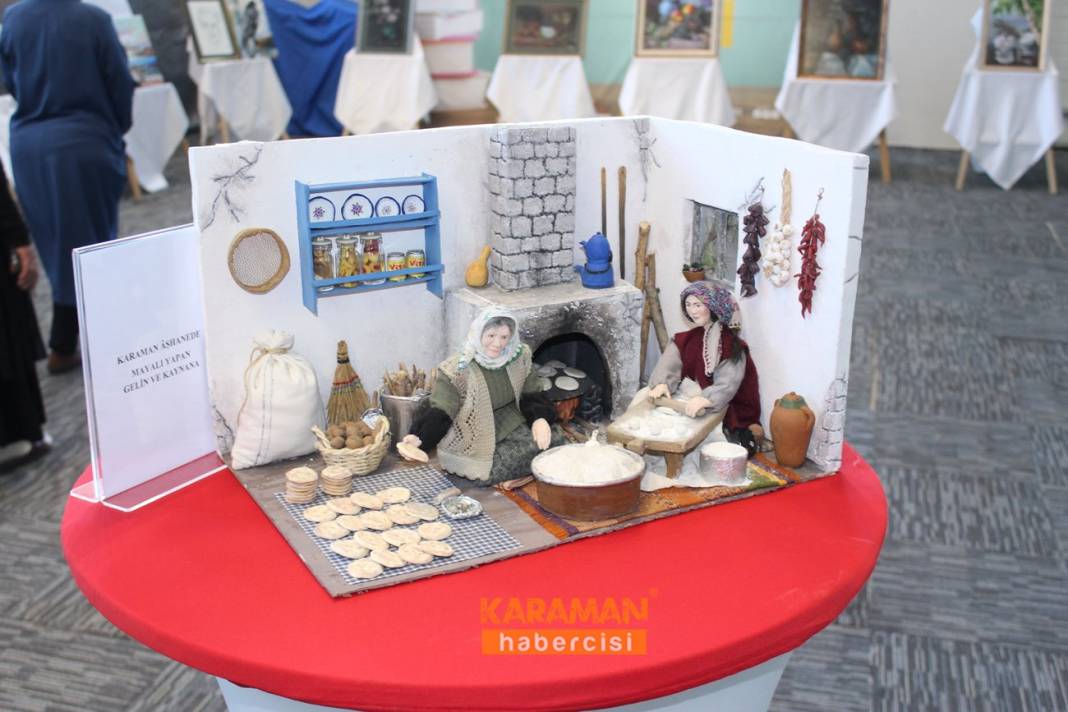 KARAMAN BELEDİYESİ YIL SONU SERGİSİ AÇILDI 15
