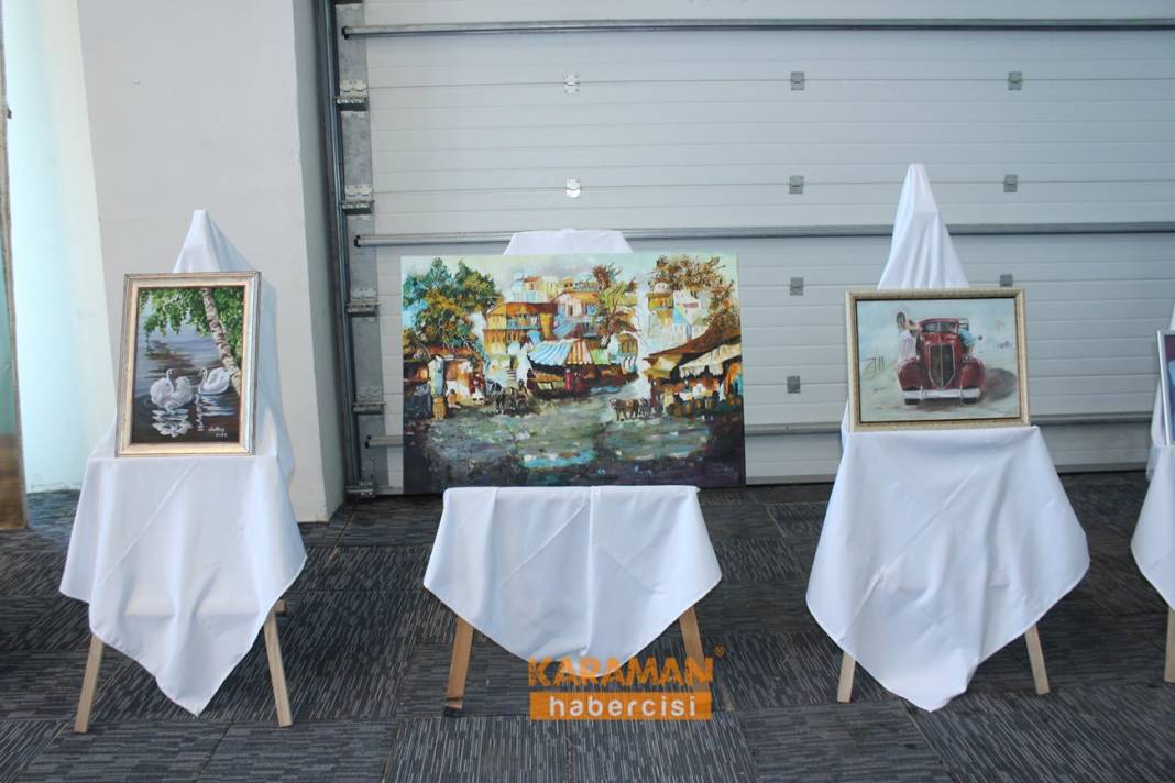 KARAMAN BELEDİYESİ YIL SONU SERGİSİ AÇILDI 18