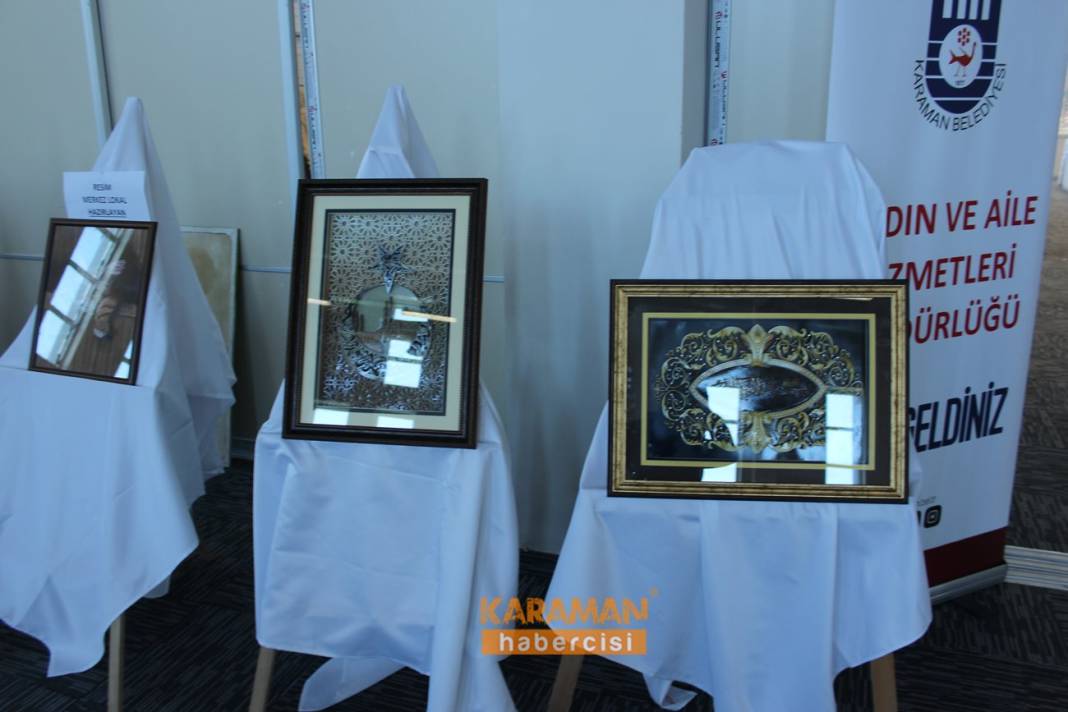 KARAMAN BELEDİYESİ YIL SONU SERGİSİ AÇILDI 19