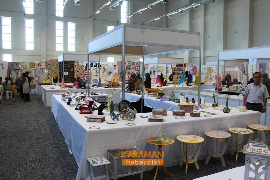 KARAMAN BELEDİYESİ YIL SONU SERGİSİ AÇILDI 2