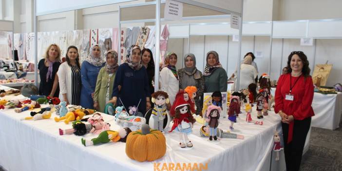 KARAMAN BELEDİYESİ YIL SONU SERGİSİ AÇILDI