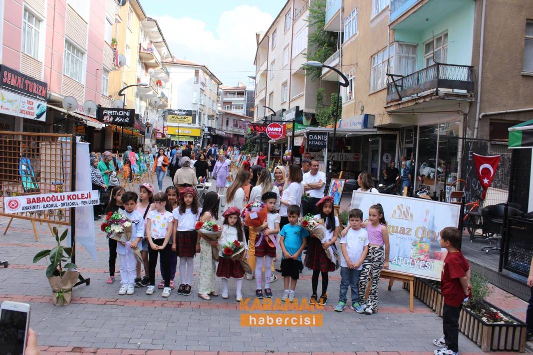 Karaman'da Resim Sergisi ve Çocuk Şenliği 1