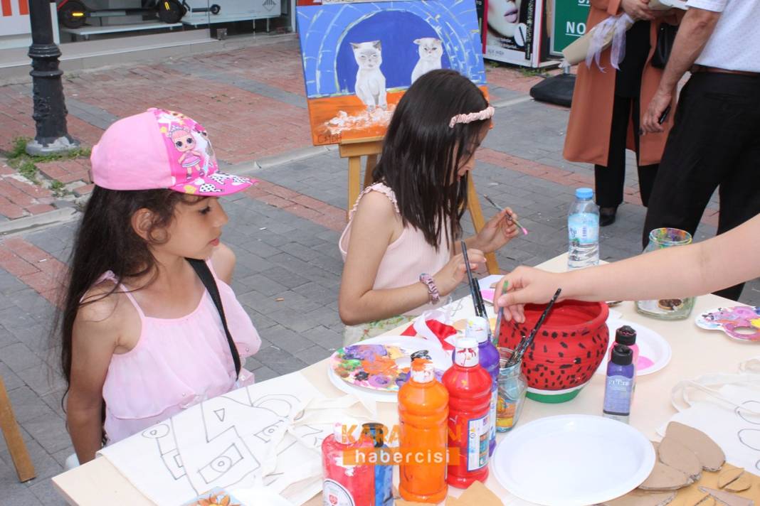 Karaman'da Resim Sergisi ve Çocuk Şenliği 26