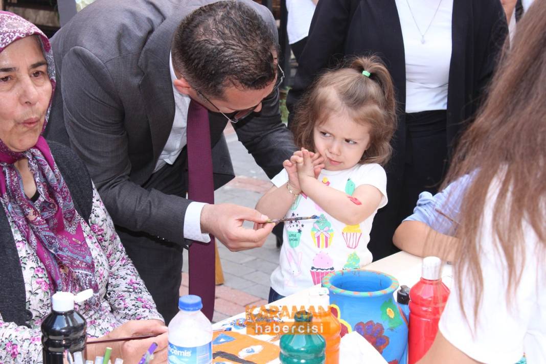 Karaman'da Resim Sergisi ve Çocuk Şenliği 34