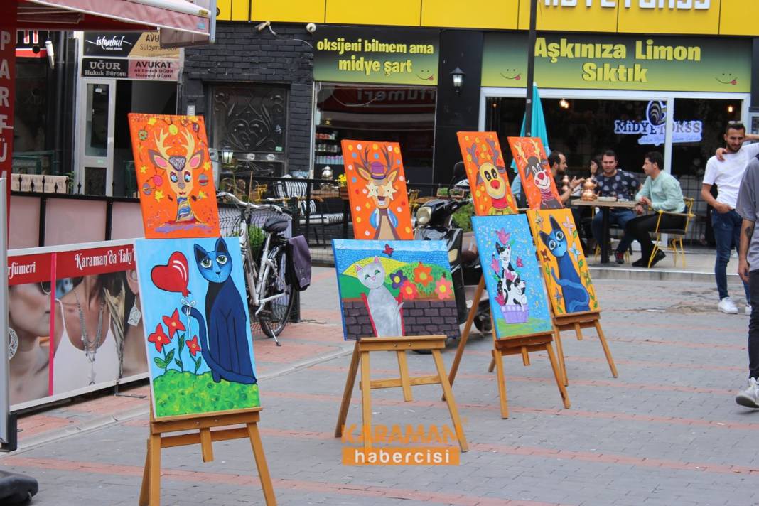 Karaman'da Resim Sergisi ve Çocuk Şenliği 6