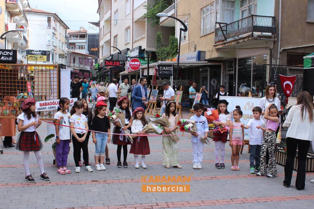 Karaman'da Resim Sergisi ve Çocuk Şenliği 8