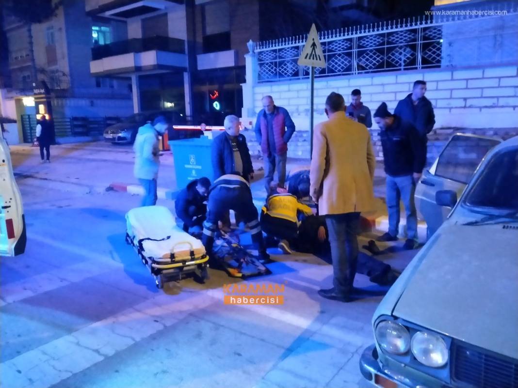 Karaman Valiliği Önünde Trafik Kazası 1