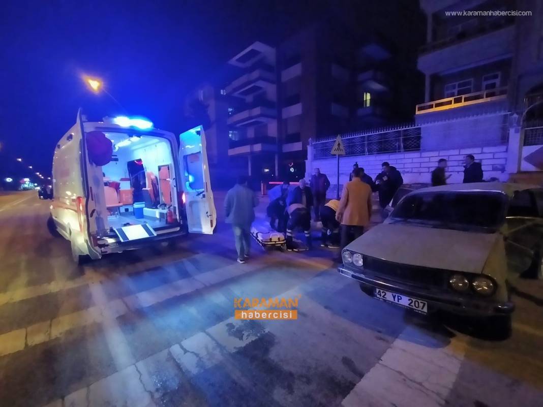 Karaman Valiliği Önünde Trafik Kazası 2