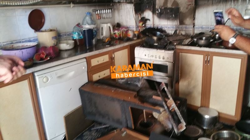 Karaman’da İkamet Yangını 10