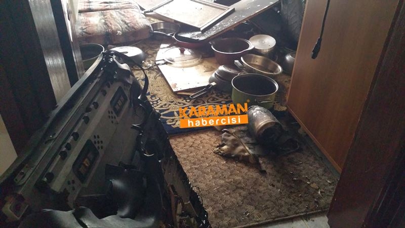 Karaman’da İkamet Yangını 11