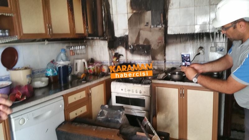 Karaman’da İkamet Yangını 9