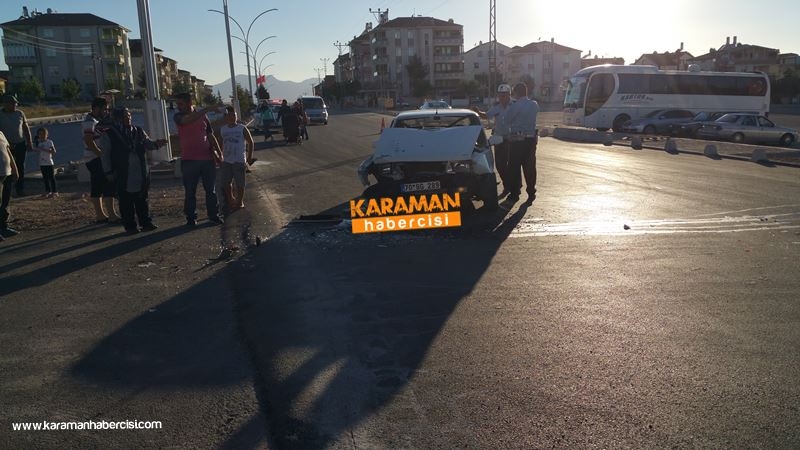 Karaman Alparslan Türkeş Bulvarı Üzeri Trafik Kazası 2