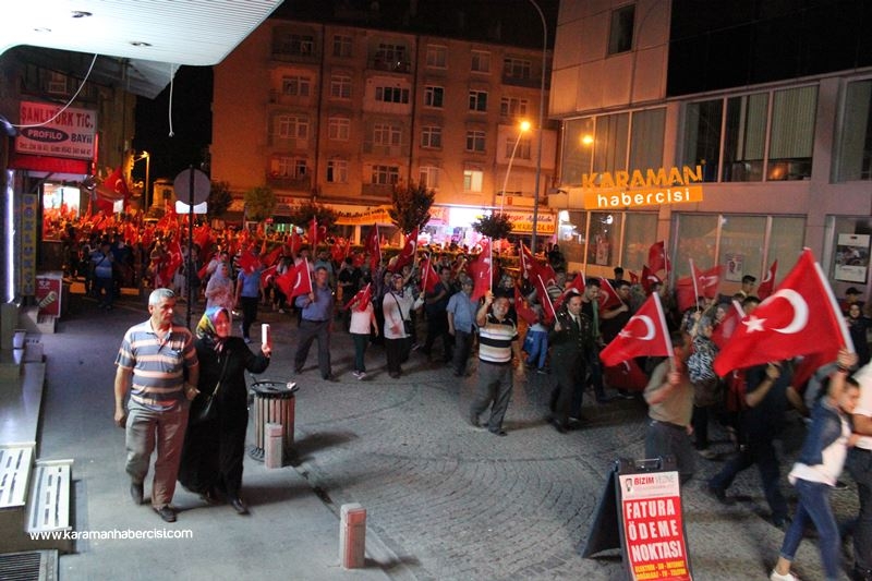 Karaman'da Milli Birlik Yürüyüşü 12