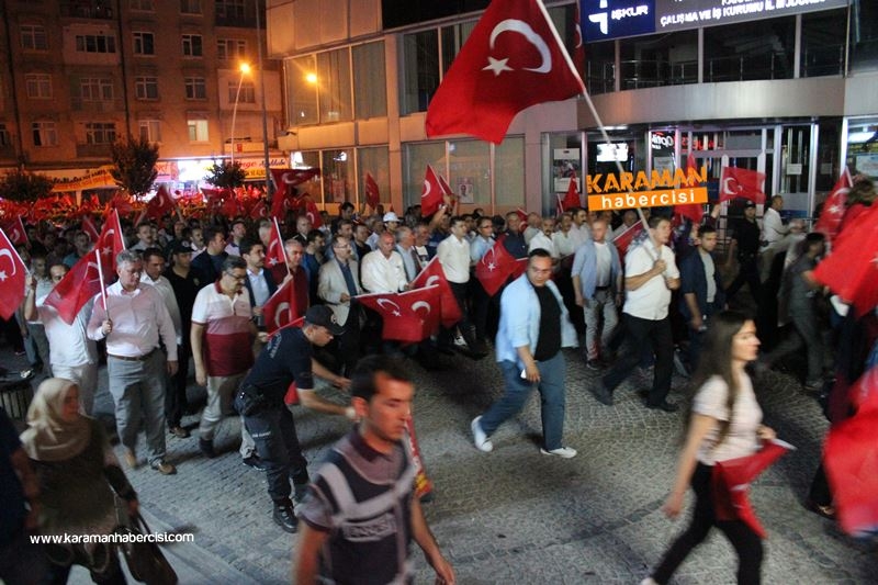 Karaman'da Milli Birlik Yürüyüşü 14
