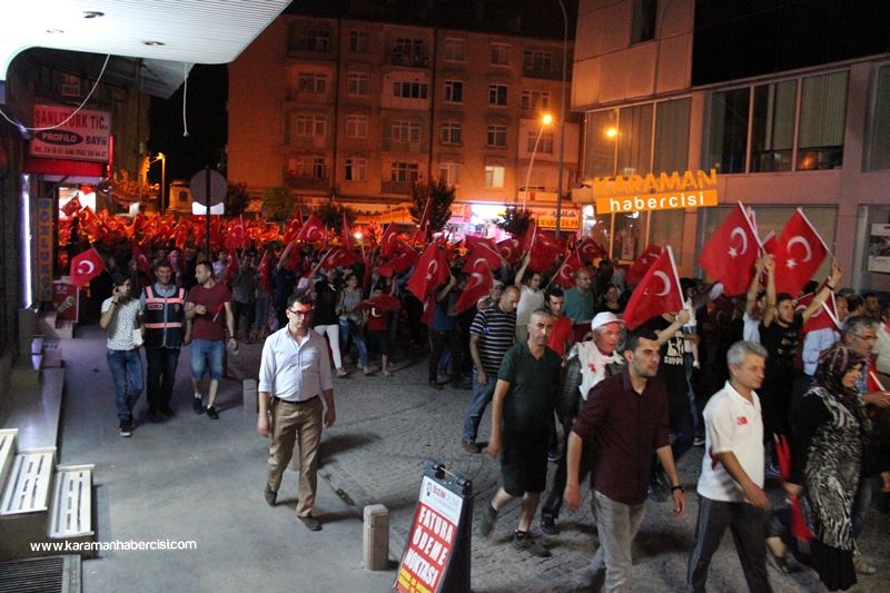Karaman'da Milli Birlik Yürüyüşü 16