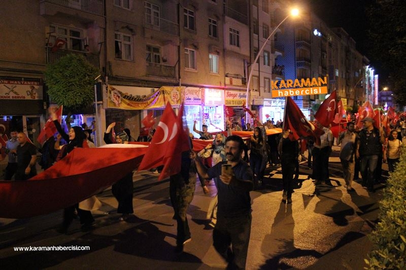 Karaman'da Milli Birlik Yürüyüşü 2