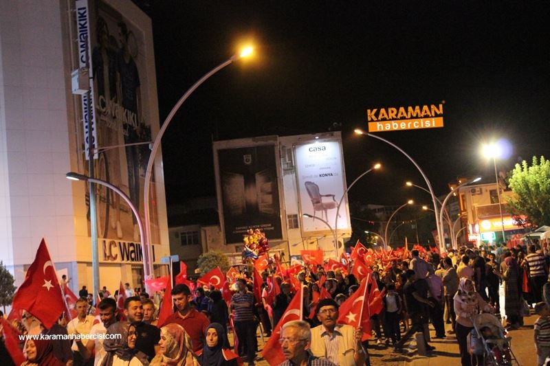 Karaman'da Milli Birlik Yürüyüşü 24