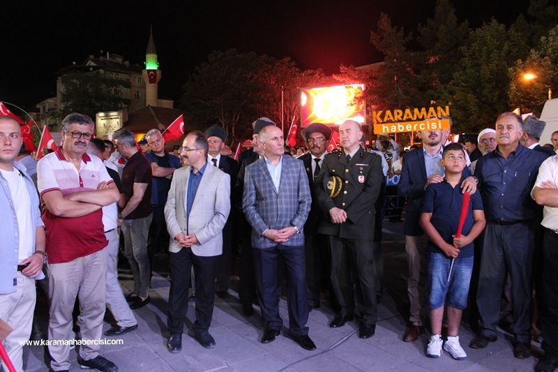 Karaman'da Milli Birlik Yürüyüşü 42