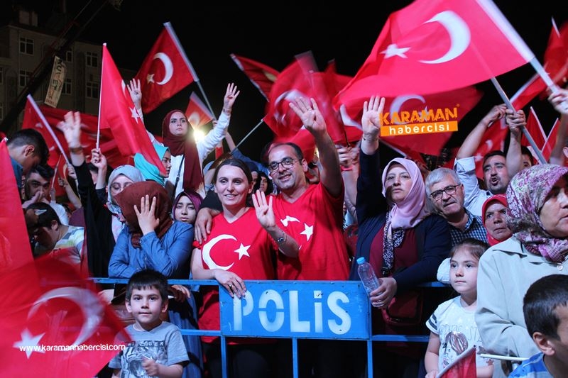 Karaman'da Milli Birlik Yürüyüşü 54
