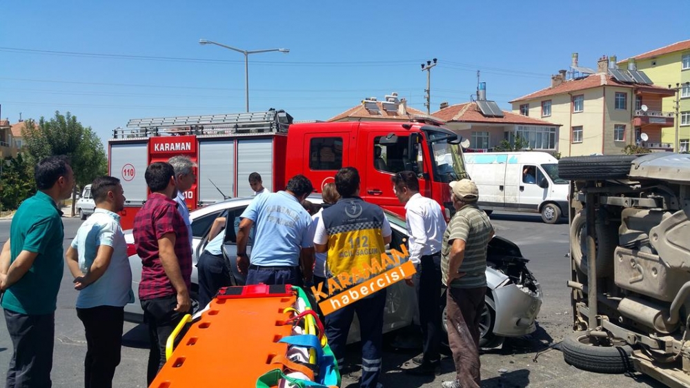 Karaman Alpaslan Türkeş Bulvarı Üzeri Trafik Kazası 10