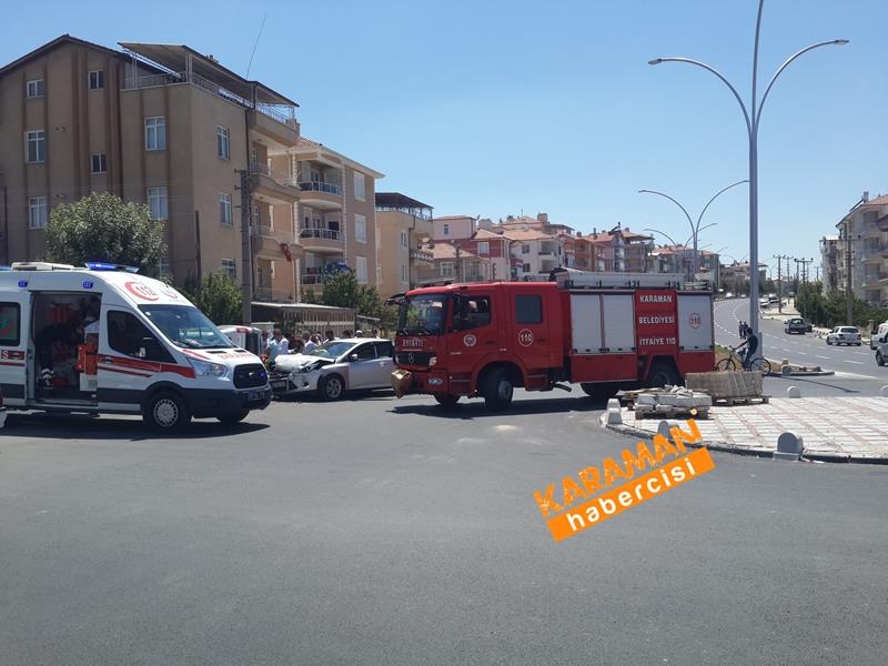 Karaman Alpaslan Türkeş Bulvarı Üzeri Trafik Kazası 11