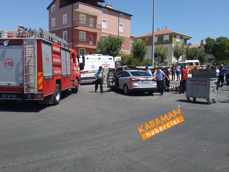 Karaman Alpaslan Türkeş Bulvarı Üzeri Trafik Kazası 15