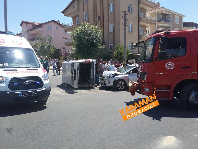 Karaman Alpaslan Türkeş Bulvarı Üzeri Trafik Kazası 17