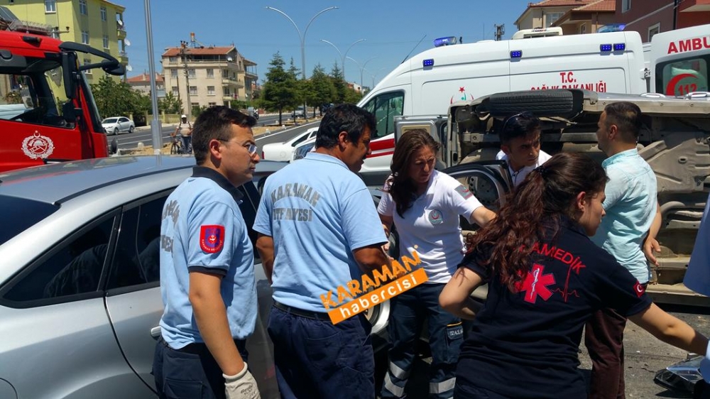 Karaman Alpaslan Türkeş Bulvarı Üzeri Trafik Kazası 19