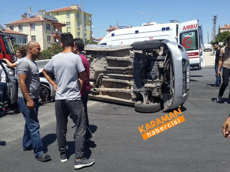 Karaman Alpaslan Türkeş Bulvarı Üzeri Trafik Kazası 2
