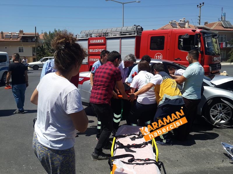 Karaman Alpaslan Türkeş Bulvarı Üzeri Trafik Kazası 20