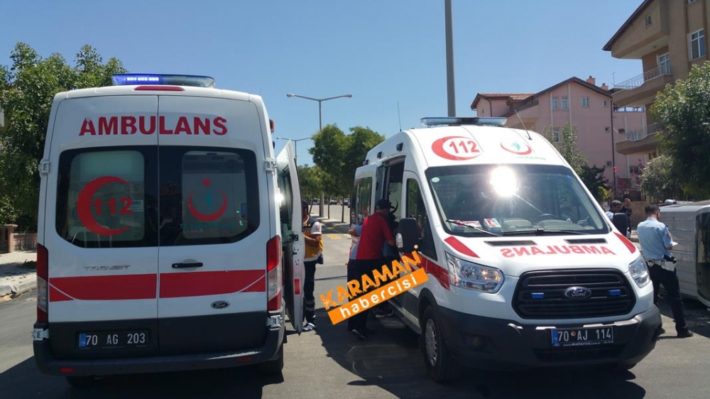 Karaman Alpaslan Türkeş Bulvarı Üzeri Trafik Kazası 27