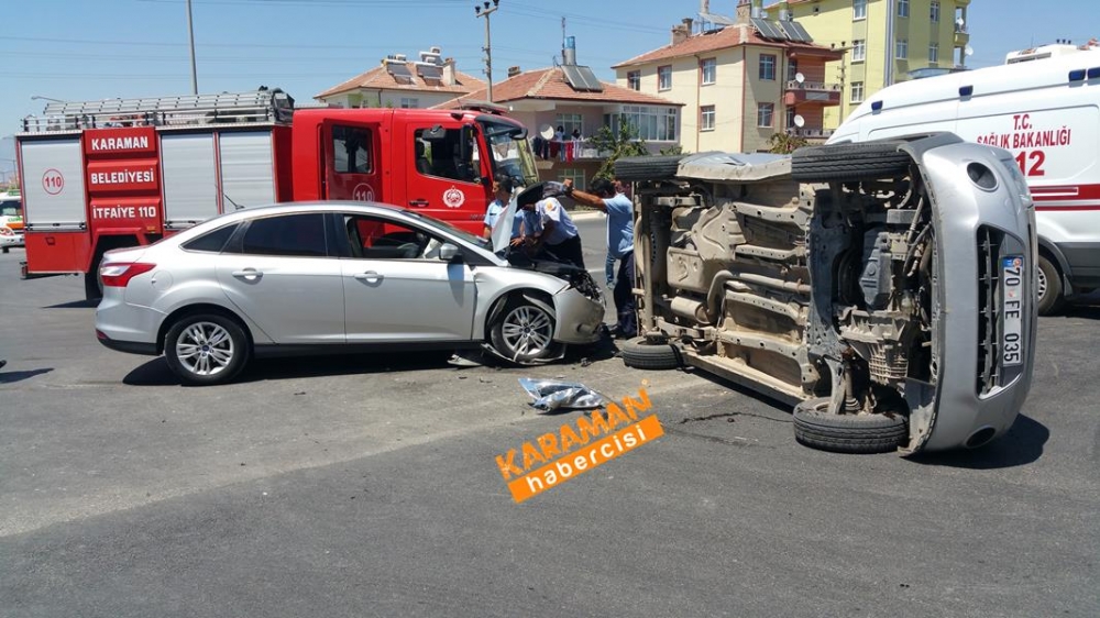 Karaman Alpaslan Türkeş Bulvarı Üzeri Trafik Kazası 28