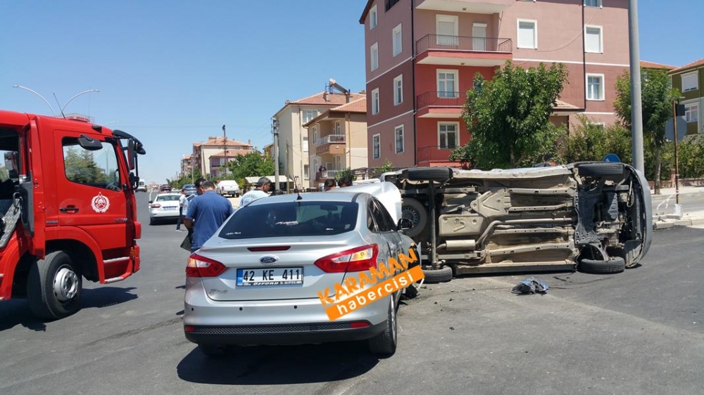 Karaman Alpaslan Türkeş Bulvarı Üzeri Trafik Kazası 31
