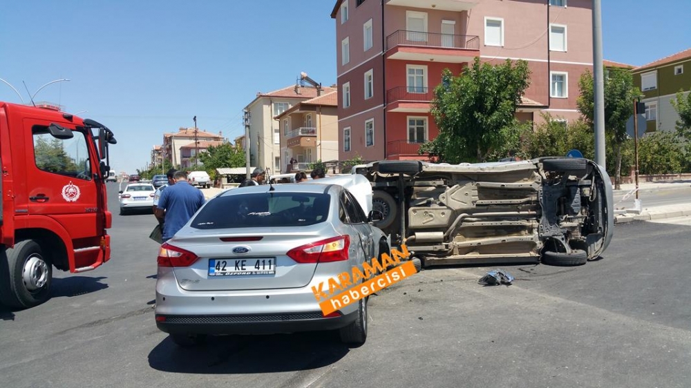 Karaman Alpaslan Türkeş Bulvarı Üzeri Trafik Kazası 32