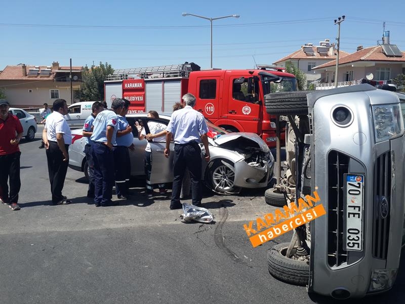 Karaman Alpaslan Türkeş Bulvarı Üzeri Trafik Kazası 4